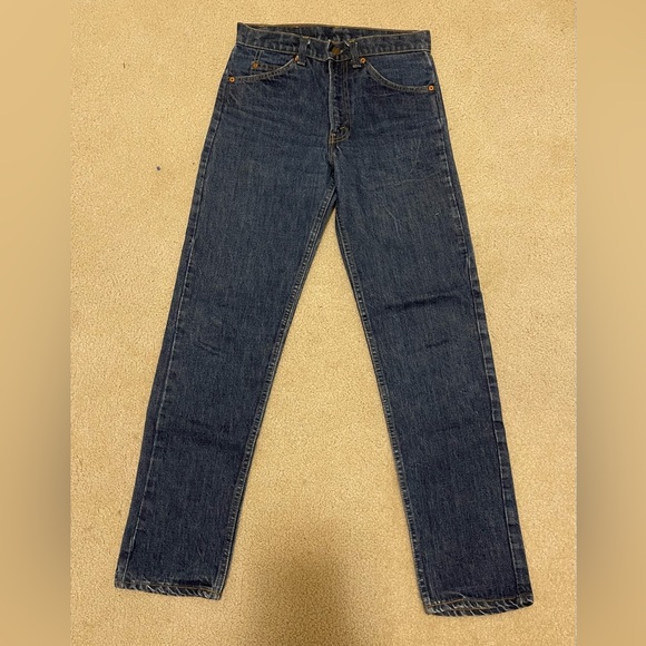 VINTAGE LEVIS 505 ORANGE TAB JEANS - Picture 1 of 5